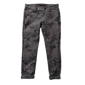 Angry Rabbit Gray Camo Jeans 31 13 Pants Low Rise